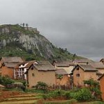 Madagaskar Hochland Häuser