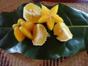 Speisekarten in Madagaskar: Sternfrucht Carambole aus Madagaskar